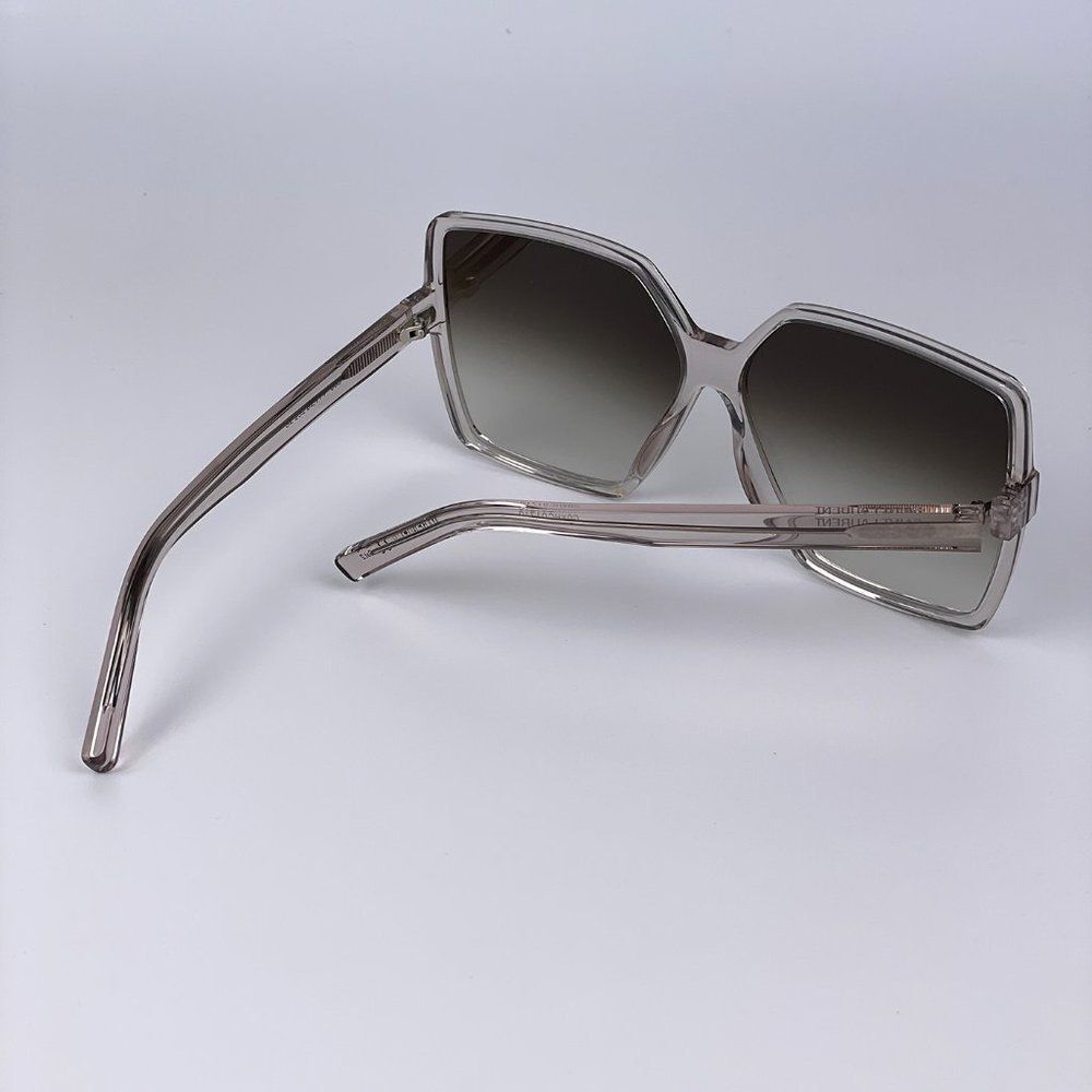 NEW Saint Laurent SL232 BETTY 005 Nude Beige Gradient Sunglasses - Picture 6 of 15